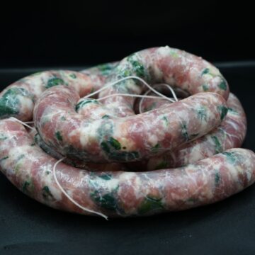 Salsiccia spinaci e grana al Kg